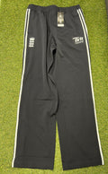 Front view of adidas England Cricket official training trousers with embroidered logos