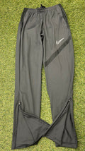 Front view of Nike Dri-FIT Performance Tracksuit Trousers with mesh panels and zip cuffs