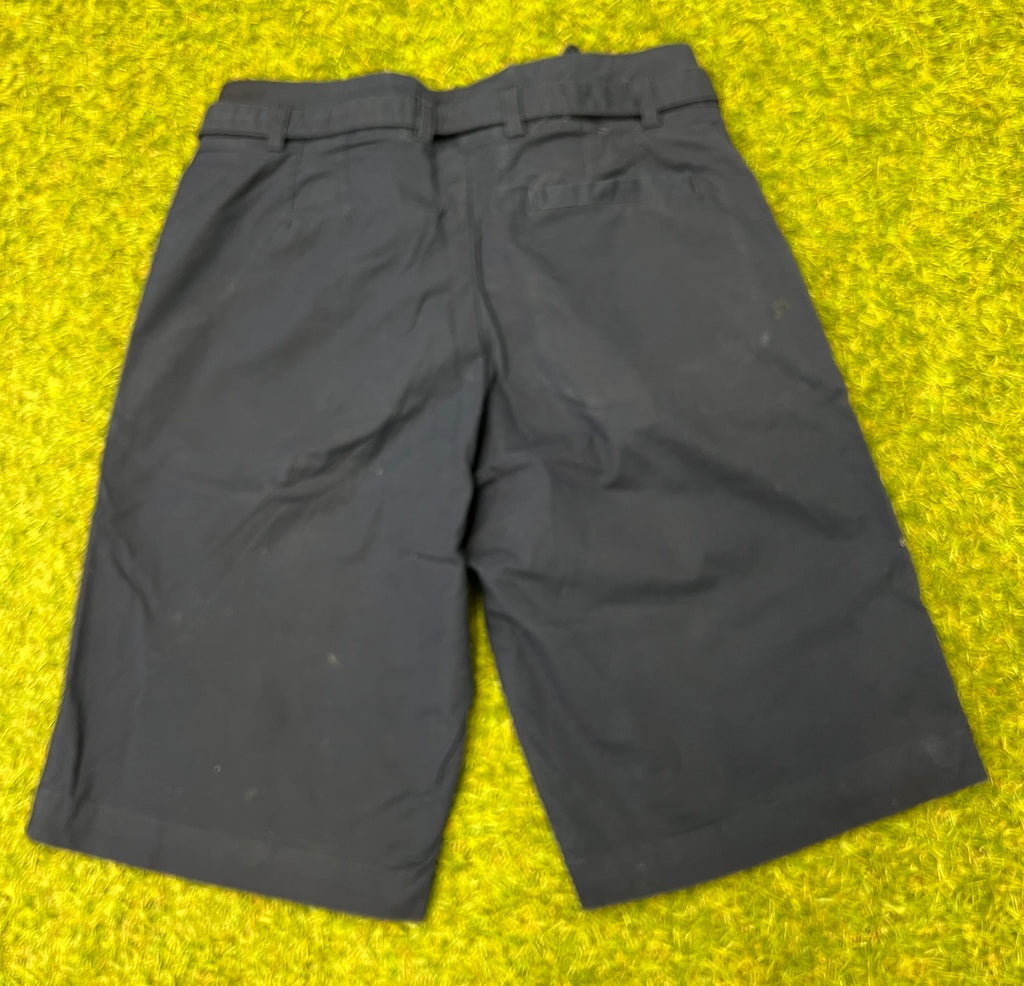 Back view of Adidas Team GB navy women's shorts showing pocket detail