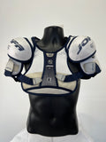 JOFA NHL White Shield Series ice hockey shoulder pads for juniors front view on mannequin
