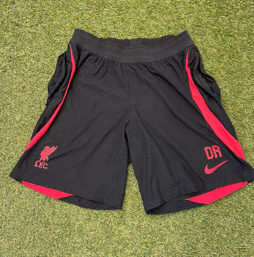 Liverpool FC Nike Dri  FitAdv Shorts - Black - Squad Worn - XL