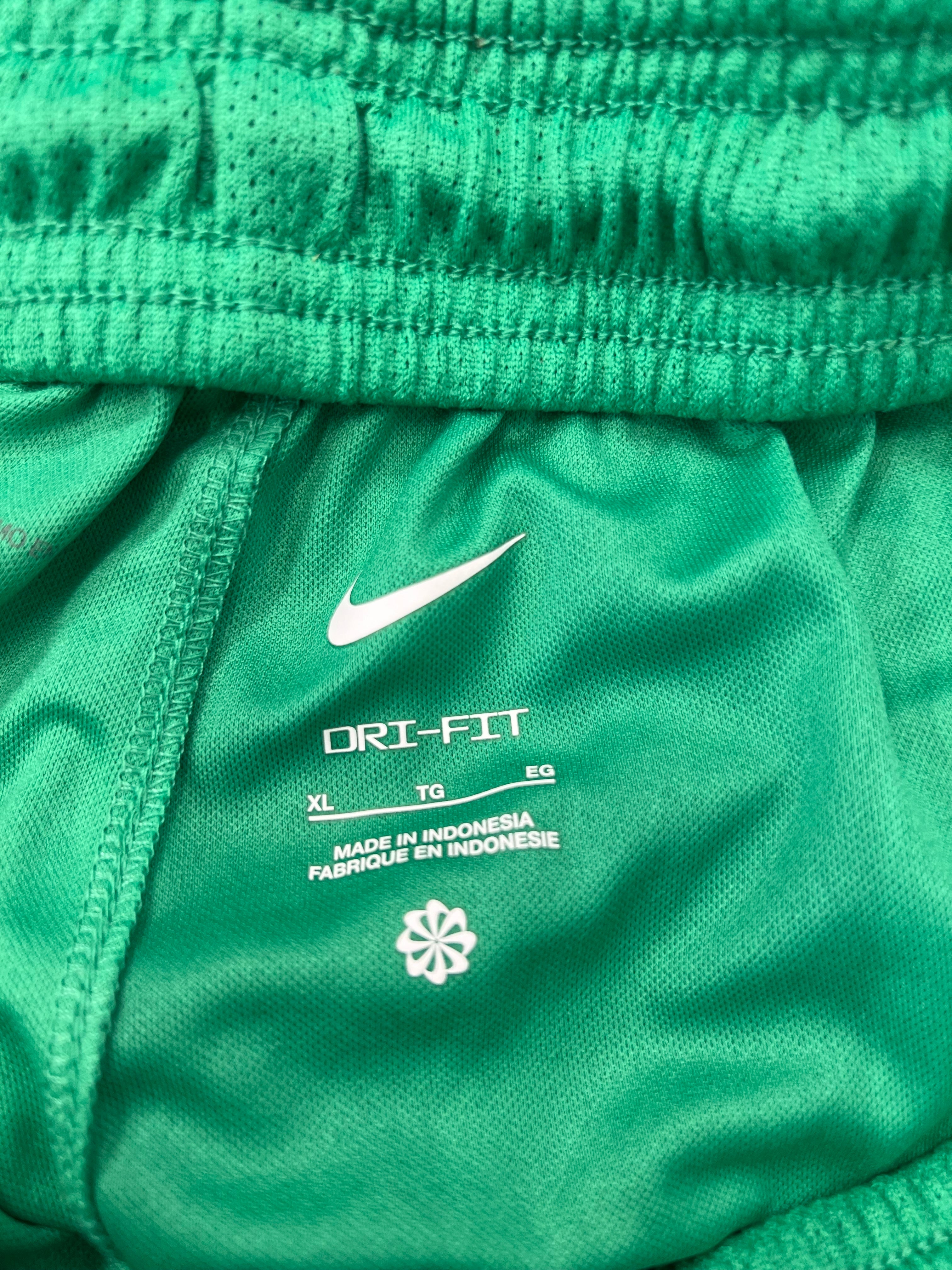 Liverpool FC Nike DriFit Shorts - Green - Squad Worn  XL
