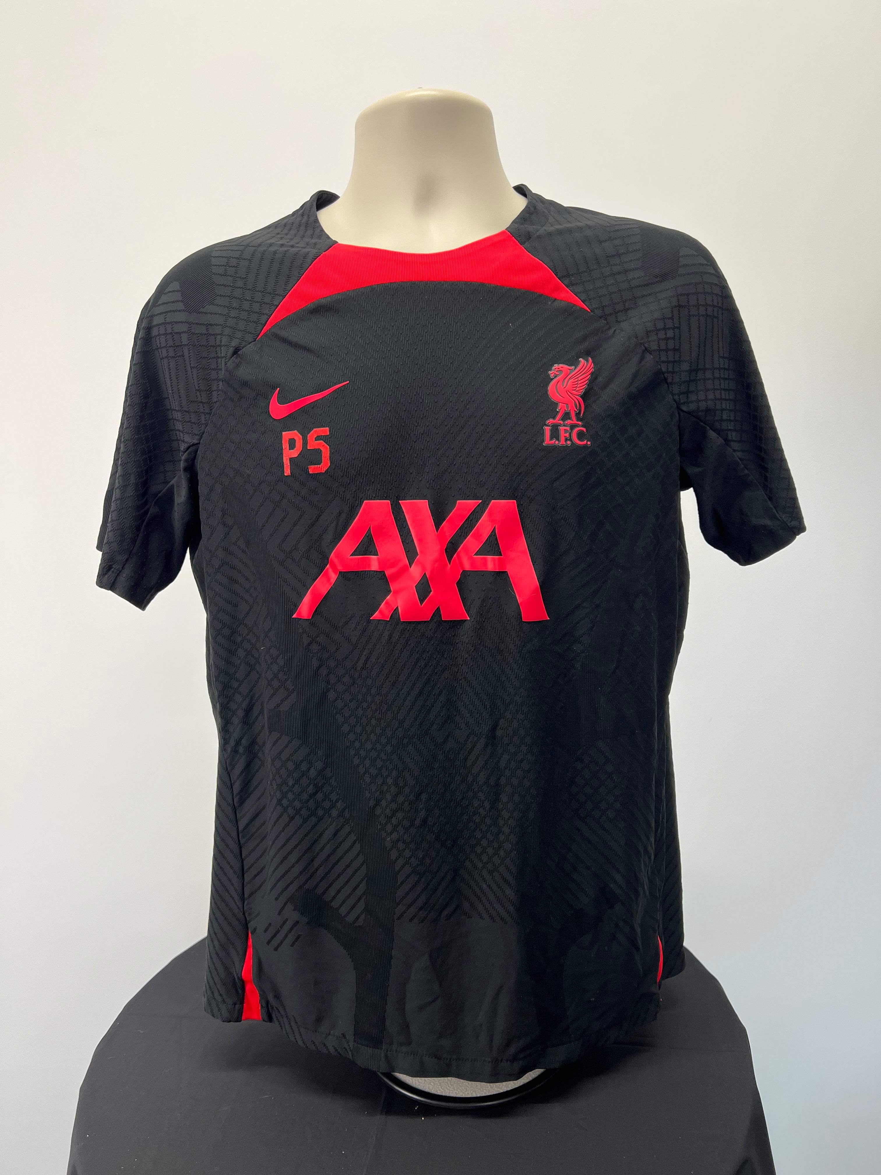 Liverpool FC Nike Dri-FitAdv Training Top - Black - Squad Worn - L