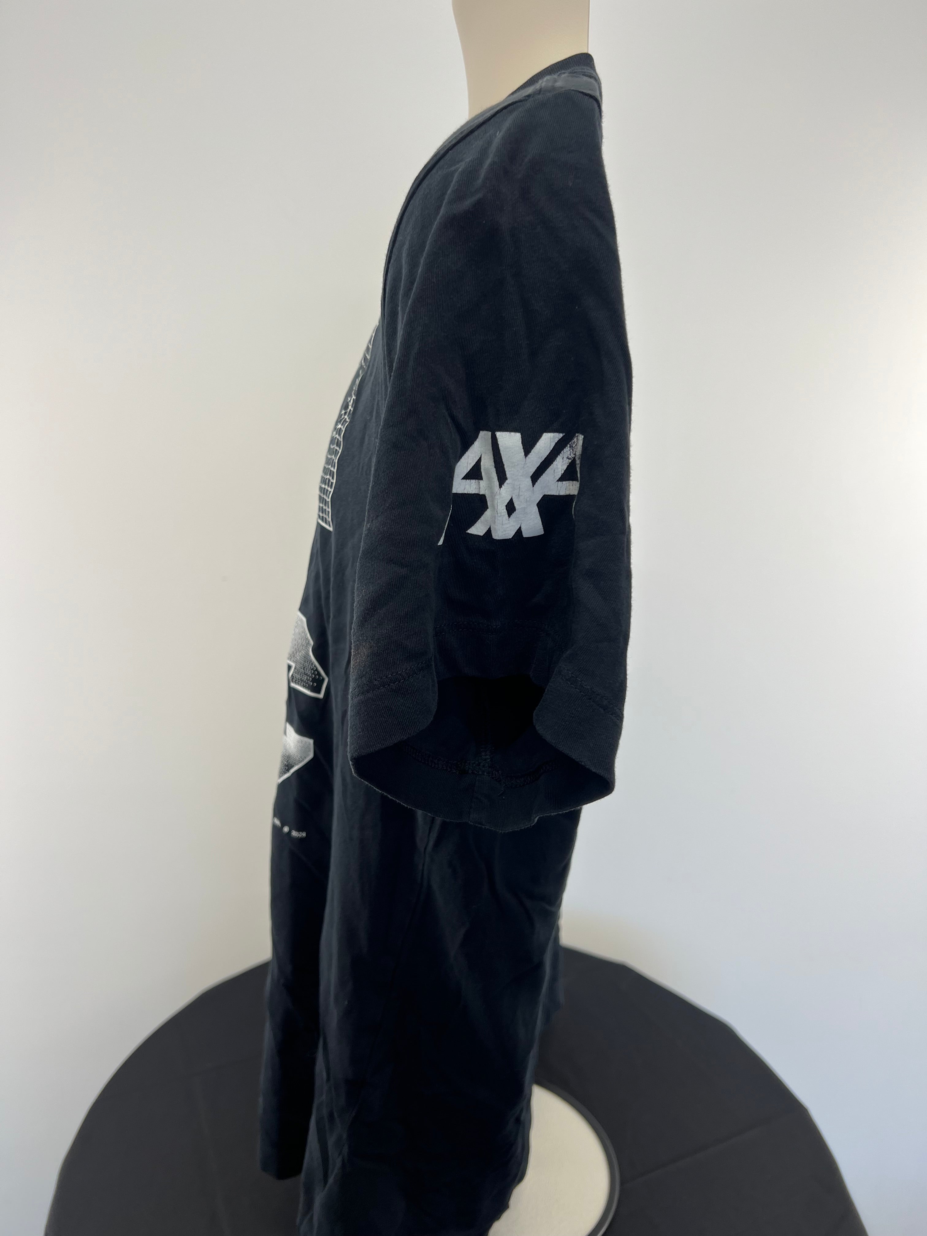 Side view showing AXA logo on the sleeve of Liverpool FC Nike T-shirt