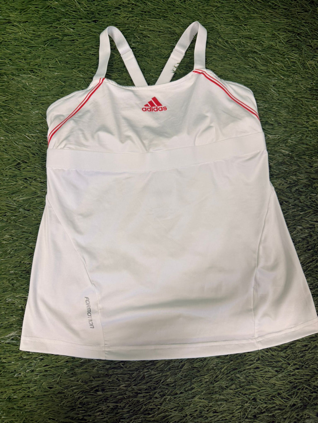 White adidas Barricade Tennis Top