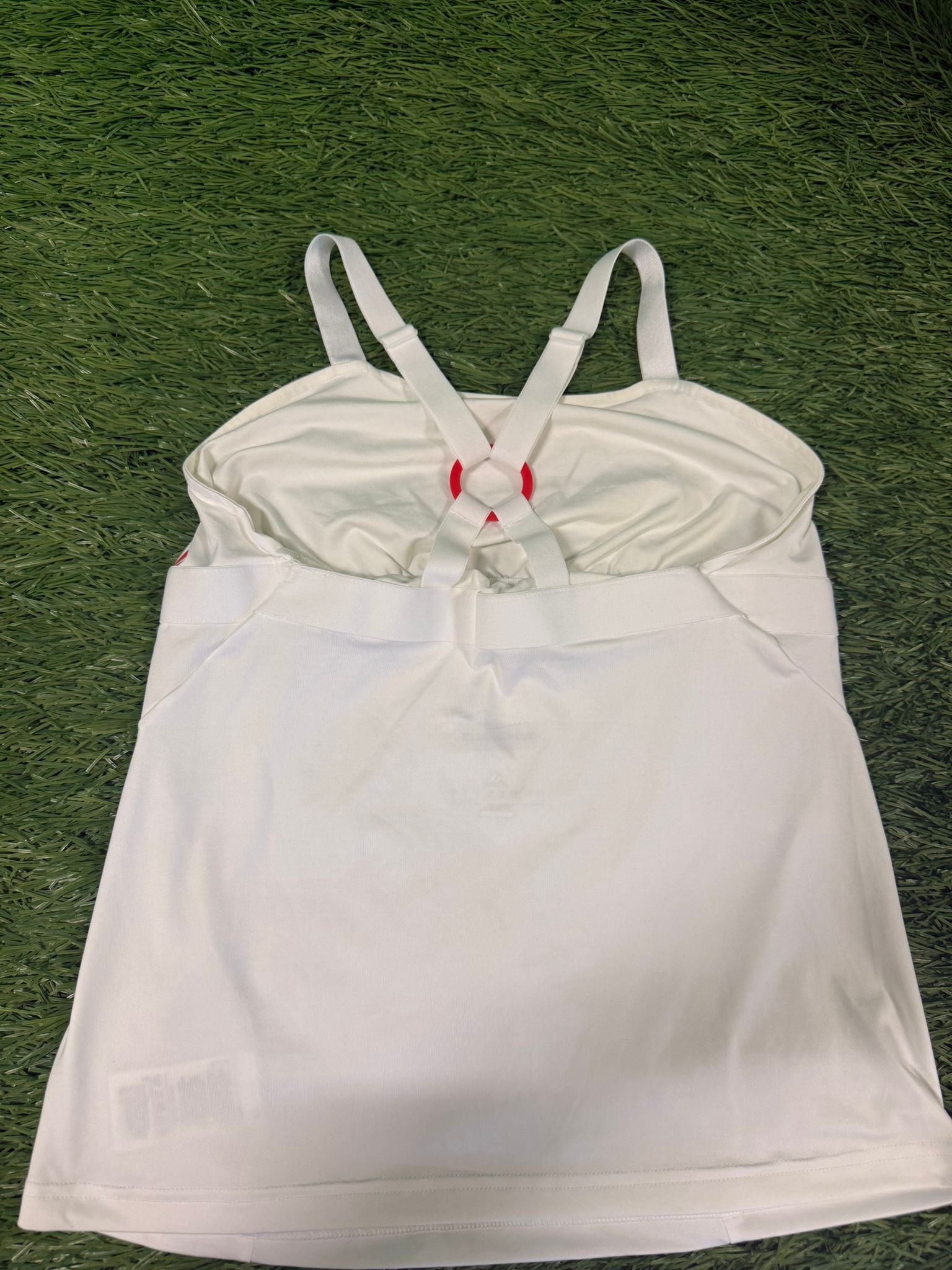 White adidas Barricade Tennis Top