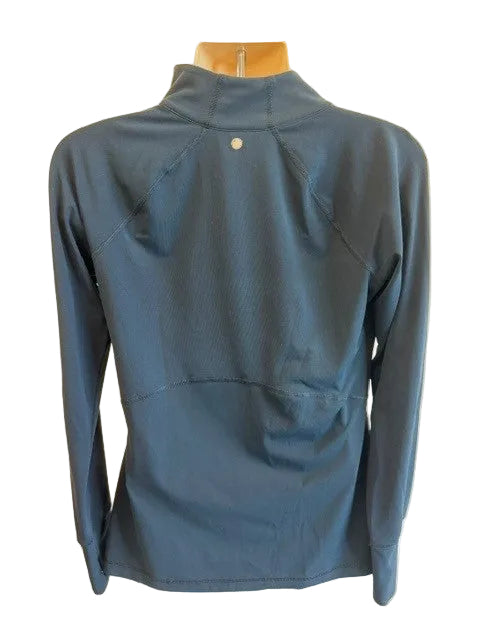 Yogalicious Long Sleeve Zip Yoga Top - Large