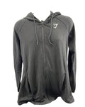 Men's Black Gymshark Zip-Up Hoodie