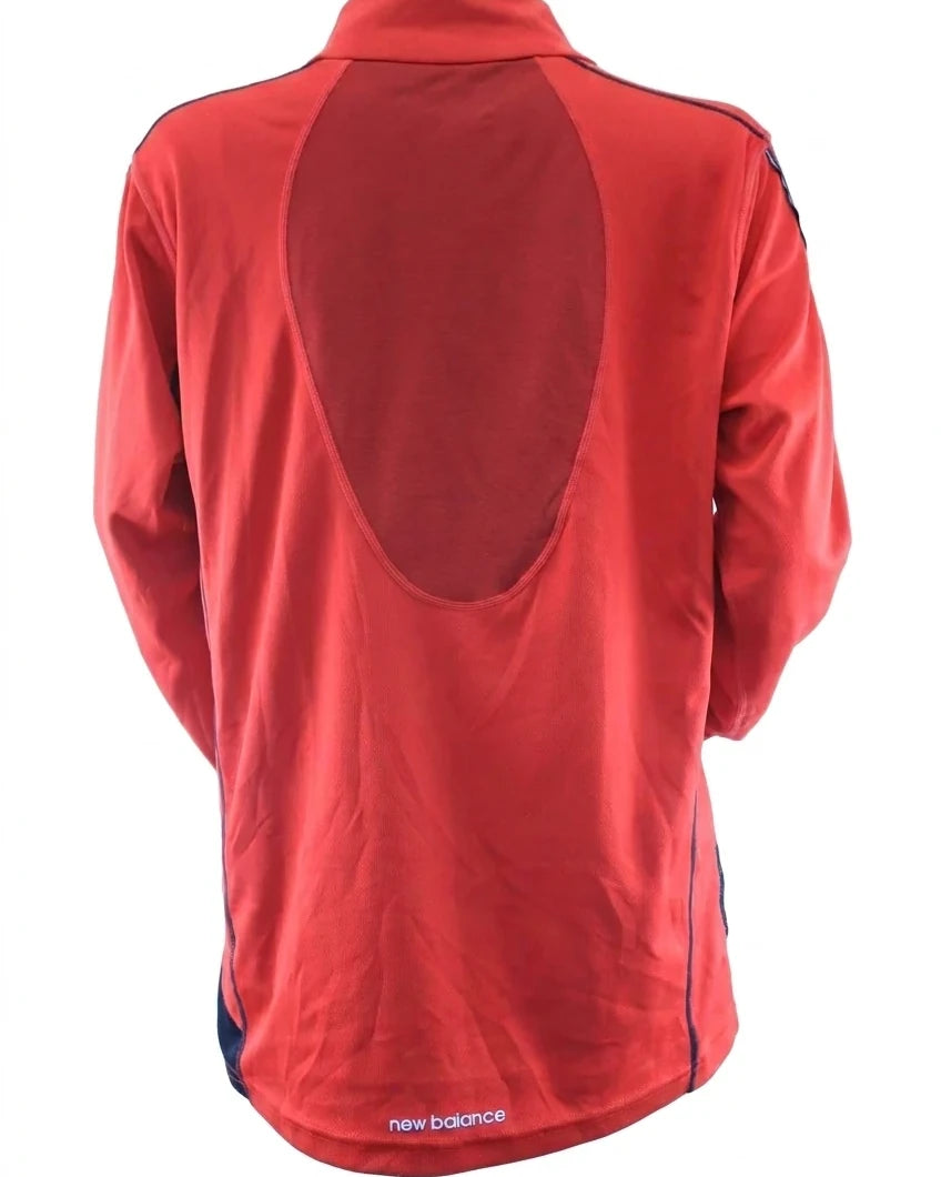 Enhanced Men's New Balance Lightning Dry 1/4 Zip Long Sleeved Sports Top - kitround kitround product