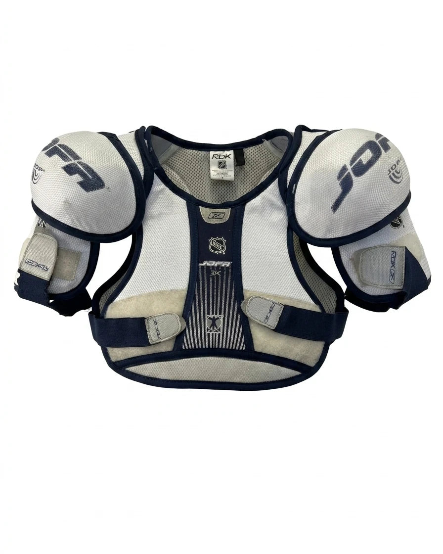 JOFA NHL White Shield Series Ice Hockey Shoulder Pads Jr S/M