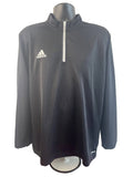 Adidas Black 1/4 Zip Training Top - kitround kitround product