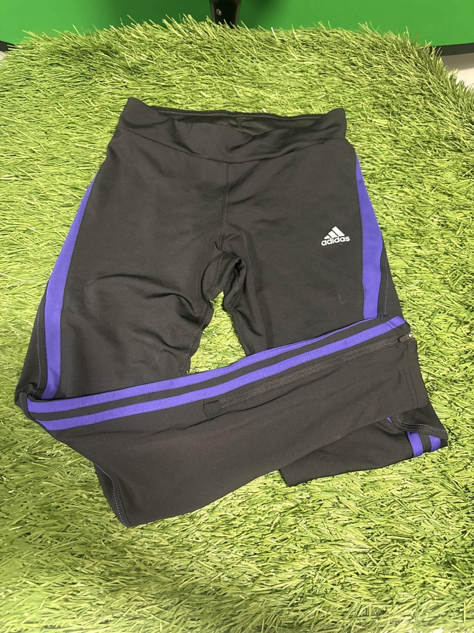 adidas Black and Purple Leggings - kitround kitround product