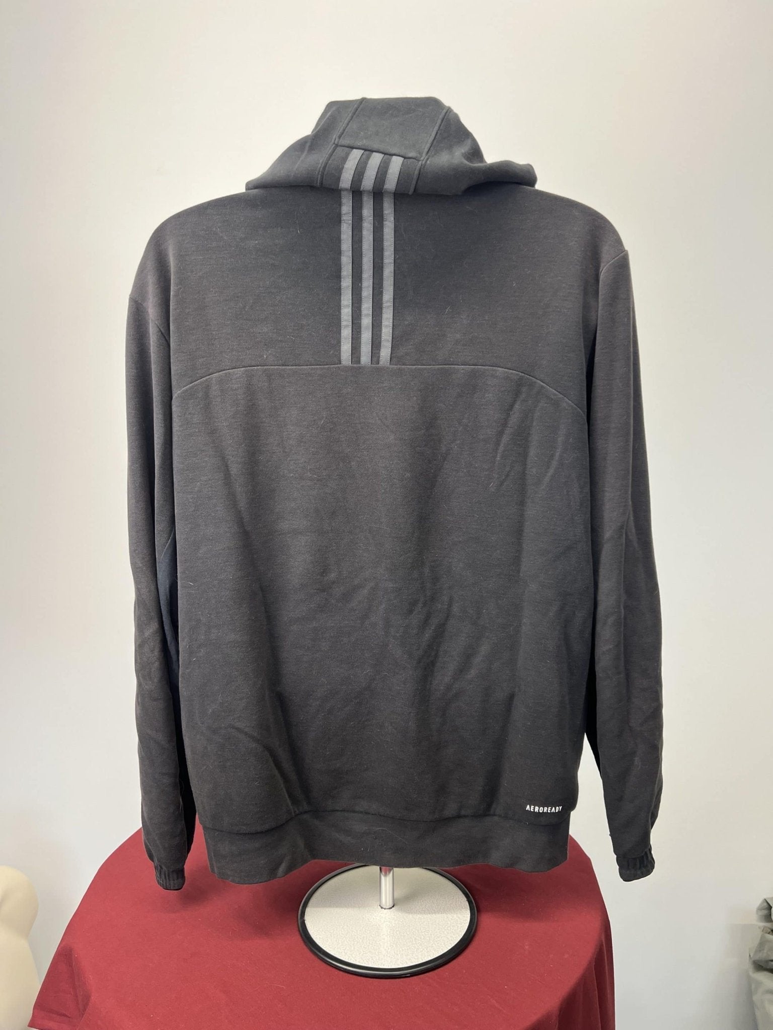 adidas Black Hoodie - kitround kitround product