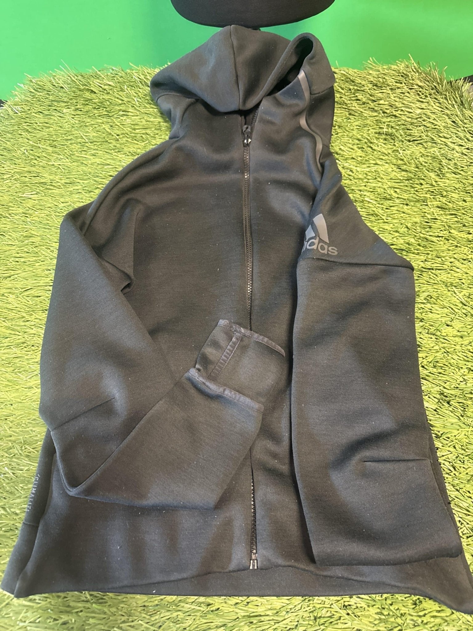adidas Black Hoodie - kitround kitround product