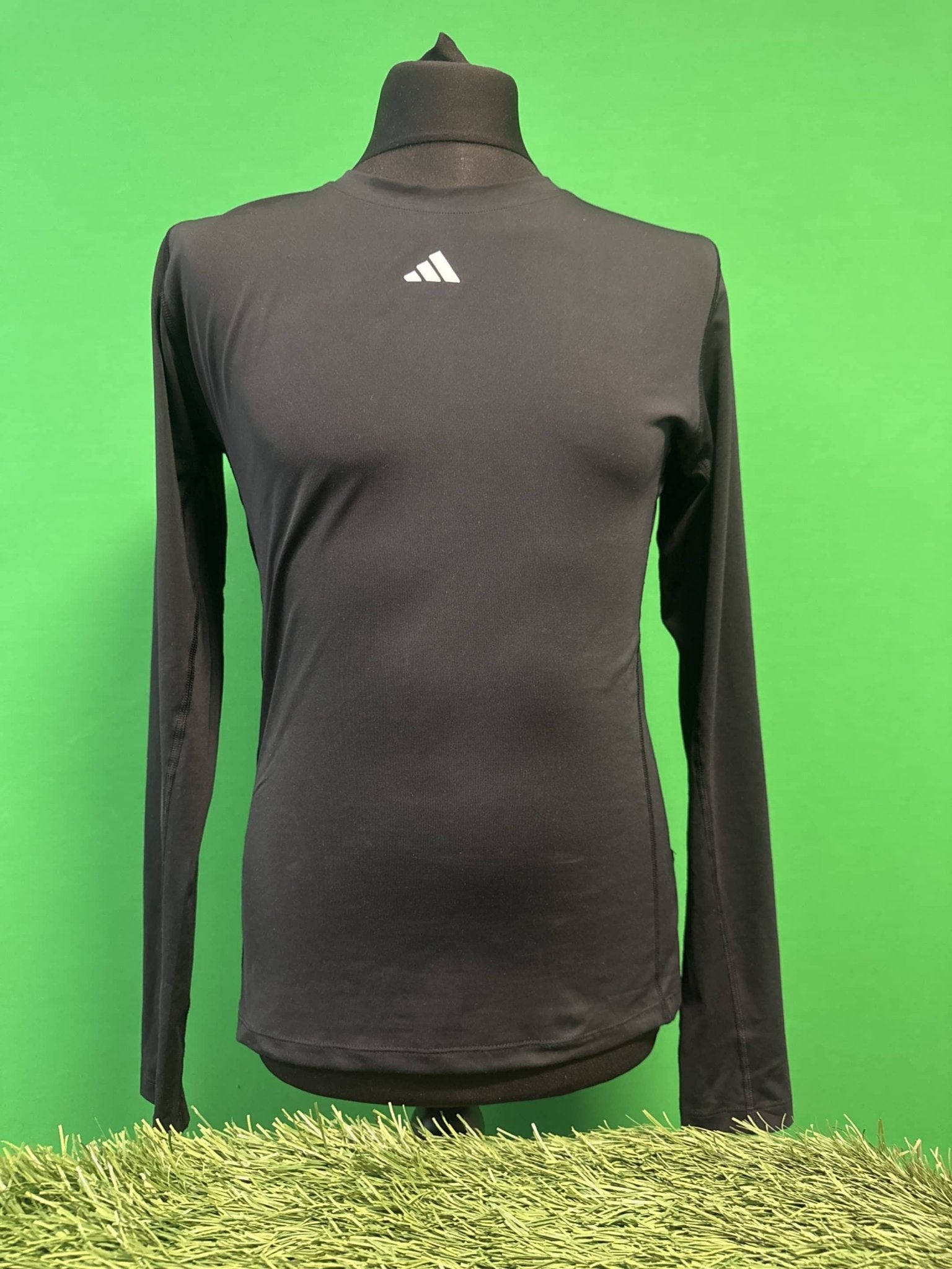 adidas Black Long Sleeve Training Top - kitround kitround product