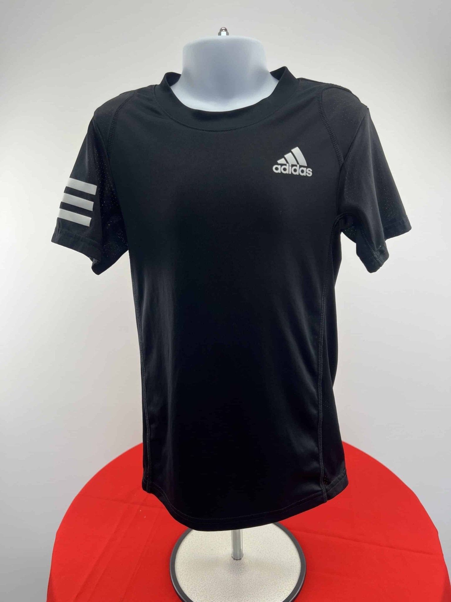 adidas Black Sports T-Shirt Kid's Age 7 - 8 - kitround kitround product