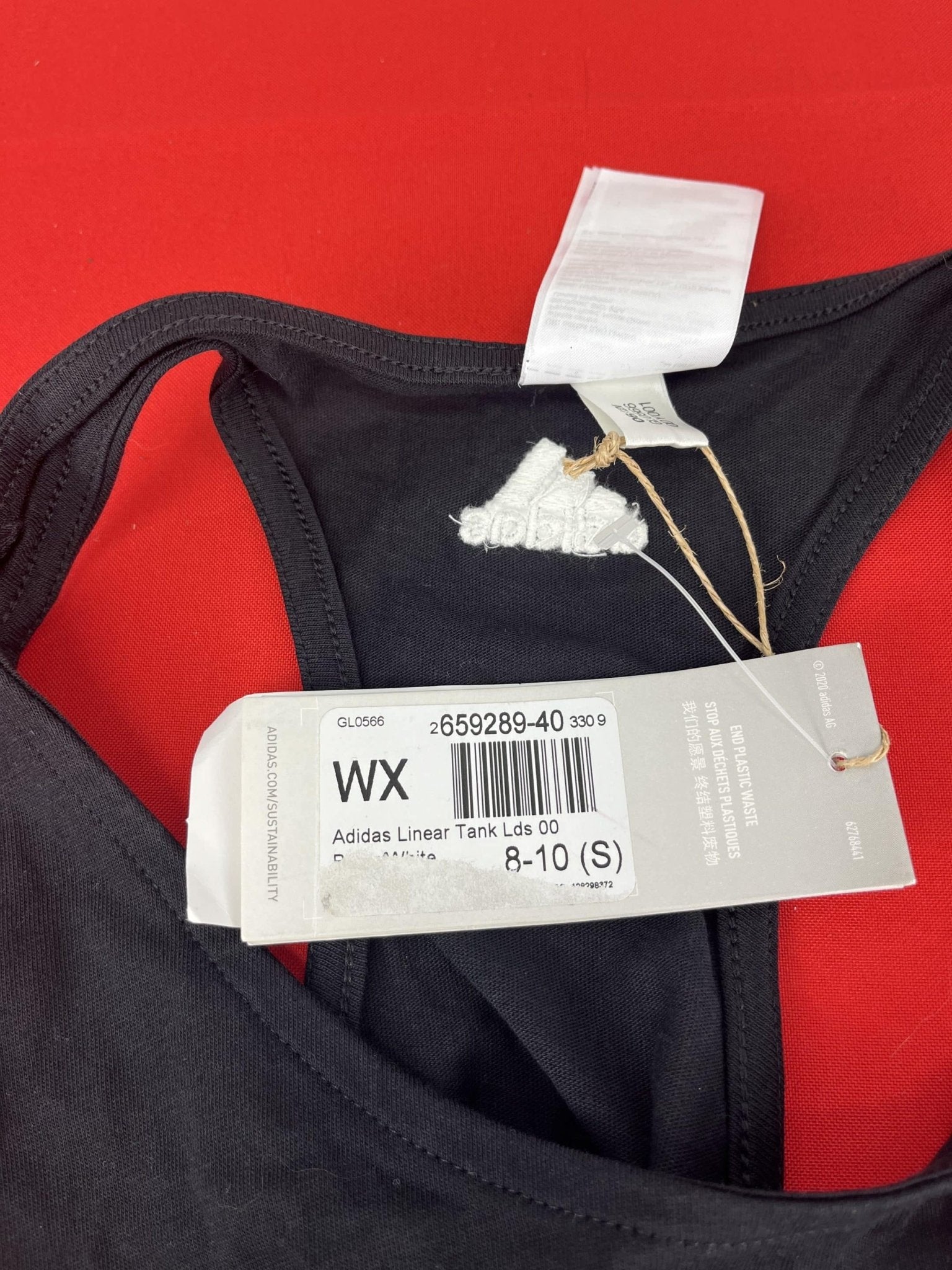 adidas Black Sports Tank Top - kitround kitround product