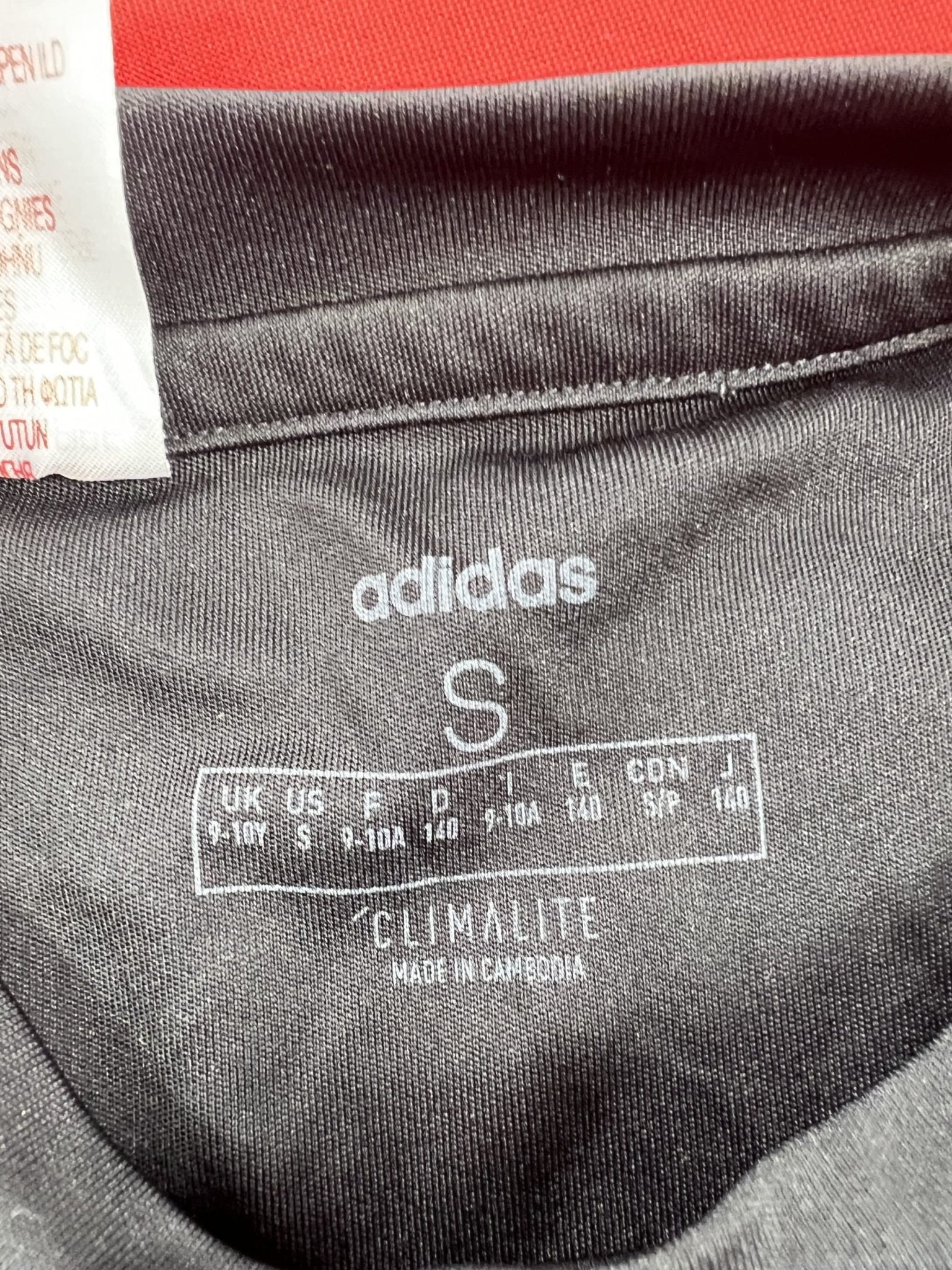 adidas Black T-Shirt Kid's Age 9 - 10 years - kitround kitround product