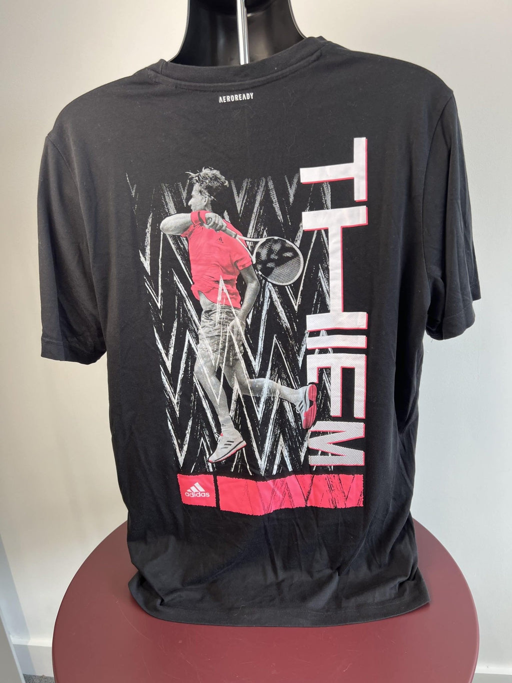 Adidas Black Tennis Thiem T-Shirt - kitround kitround product