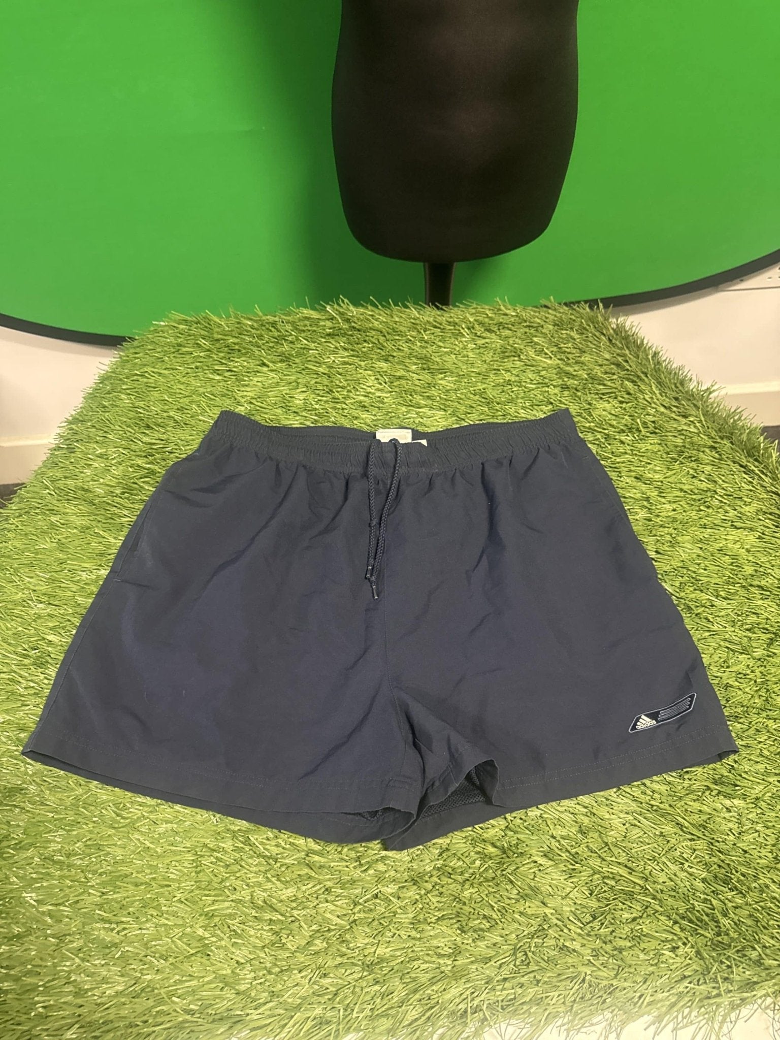 Adidas Blue - Dark Athletic Shorts - kitround kitround product