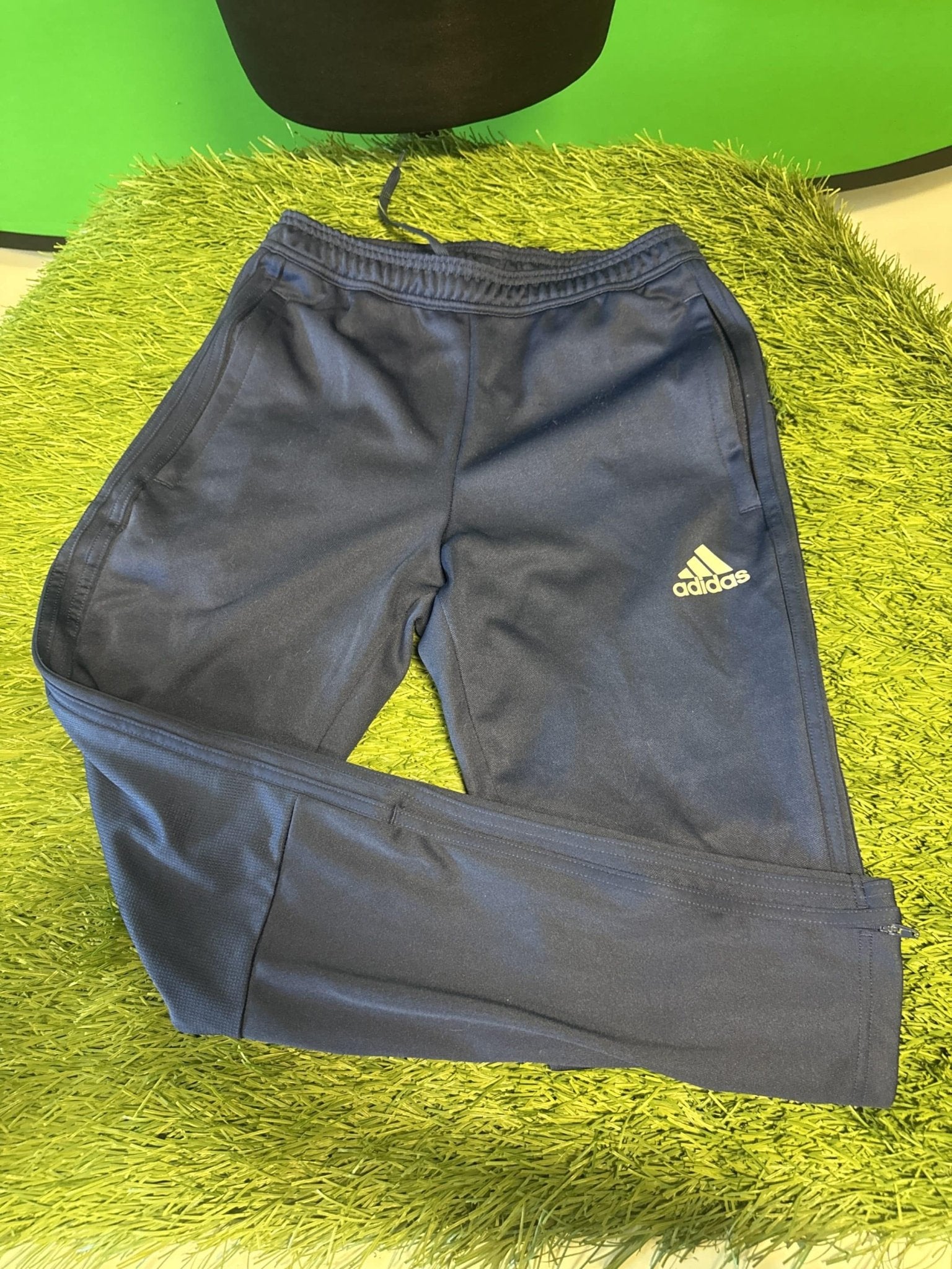 adidas Blue Tracksuit Bottoms - kitround kitround product