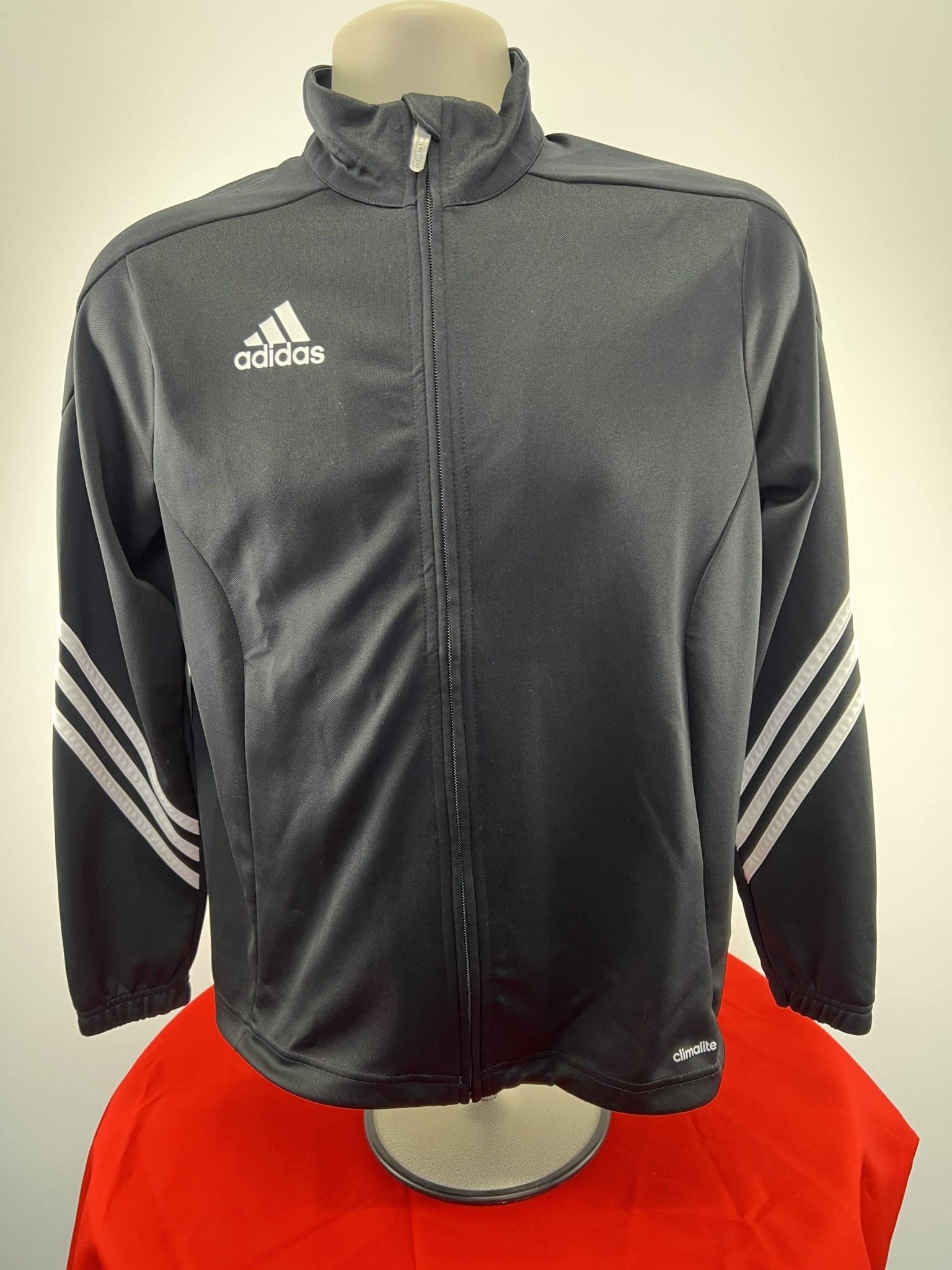 Adidas Climalite Black Football Jacket Age 13 - 14 - kitround kitround product