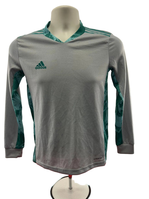 adidas Football Jersey with Mesh Panels Kid's Size 11 - 12 Yrs - kitround kitround product