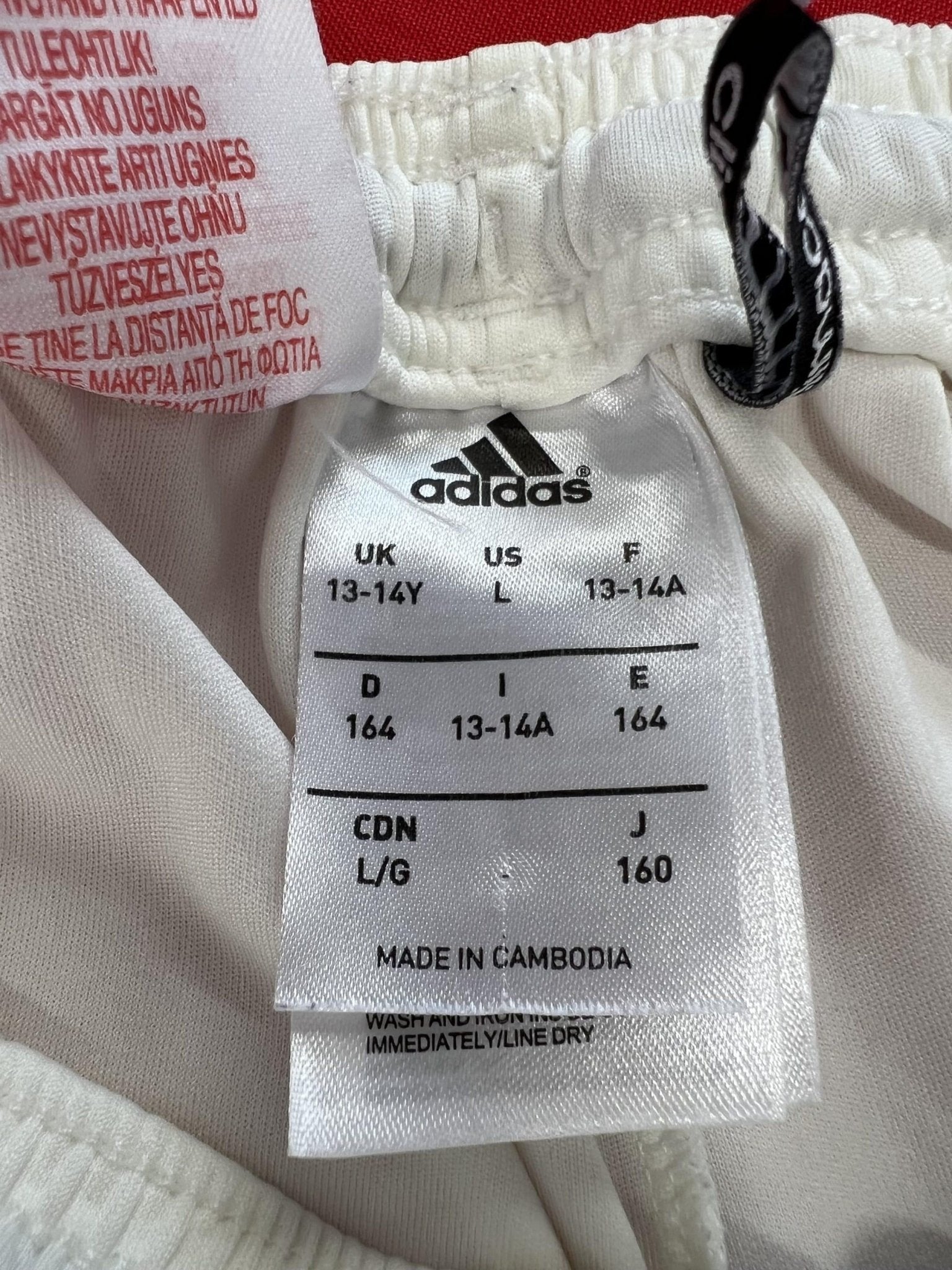 Adidas German Football Association Shorts Age 13 - 14 yrs - kitround kitround product