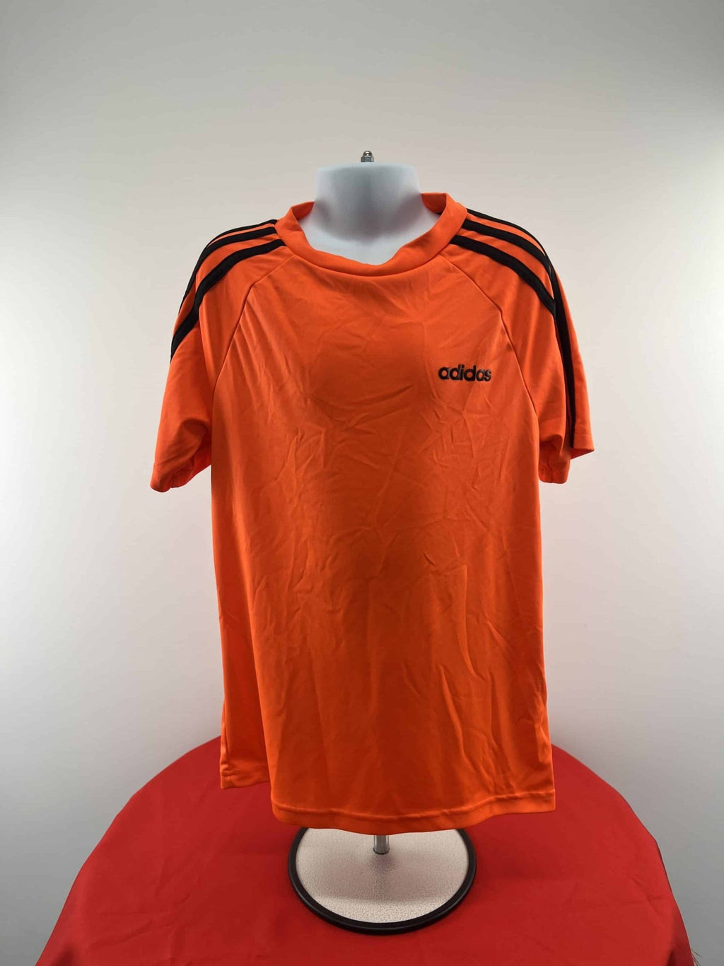 adidas Orange Football Shirt Age 9 - 10 - kitround kitround product