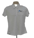 Front view of adidas Performance Polo Shirt in white with International Series Morocco logo