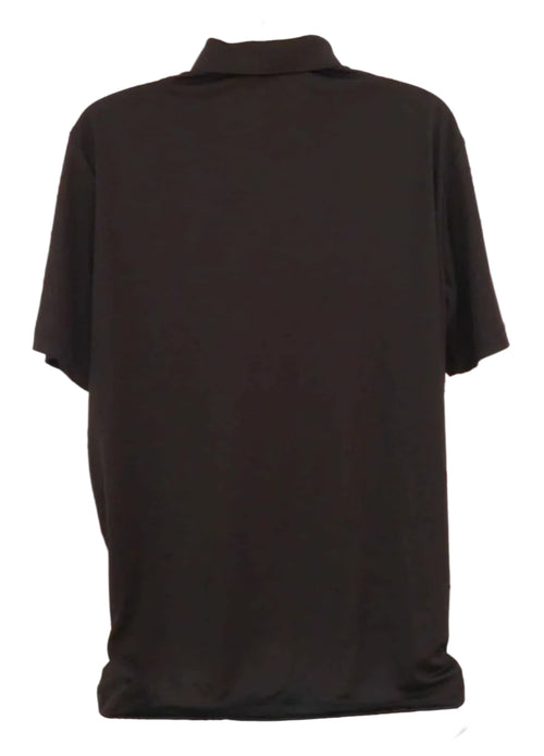 Back view of adidas Performance Primegreen black polo shirt 2XL