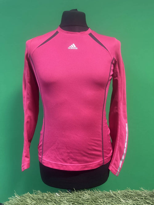 Adidas Pink Long Sleeve Sports Top - kitround kitround product