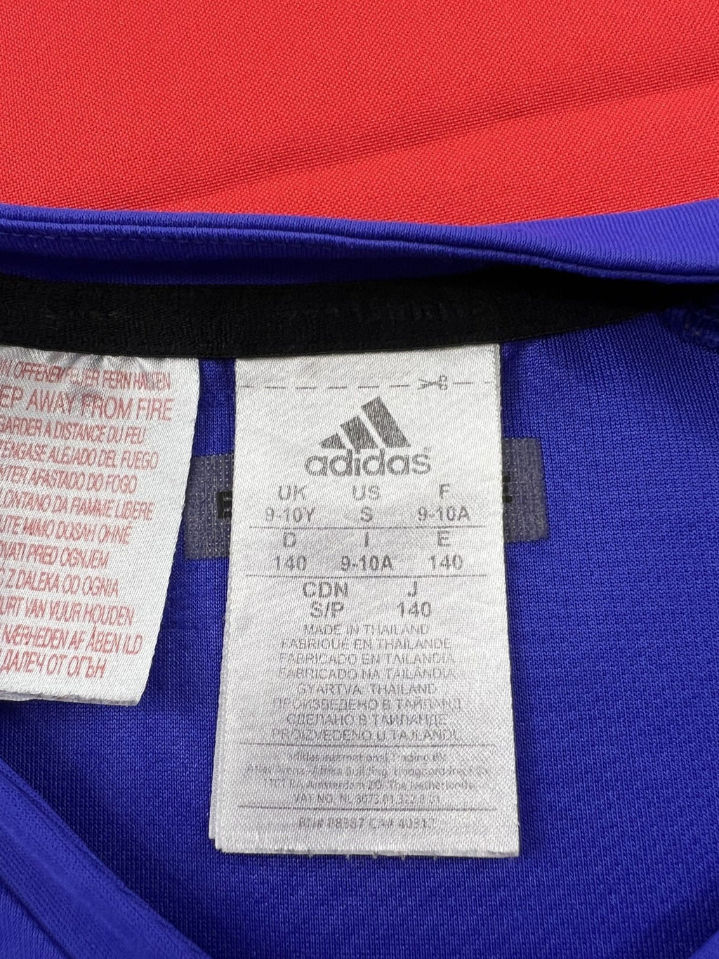 adidas Purple Football Shirt Kid’s size 9 - 10 yrs - kitround kitround product