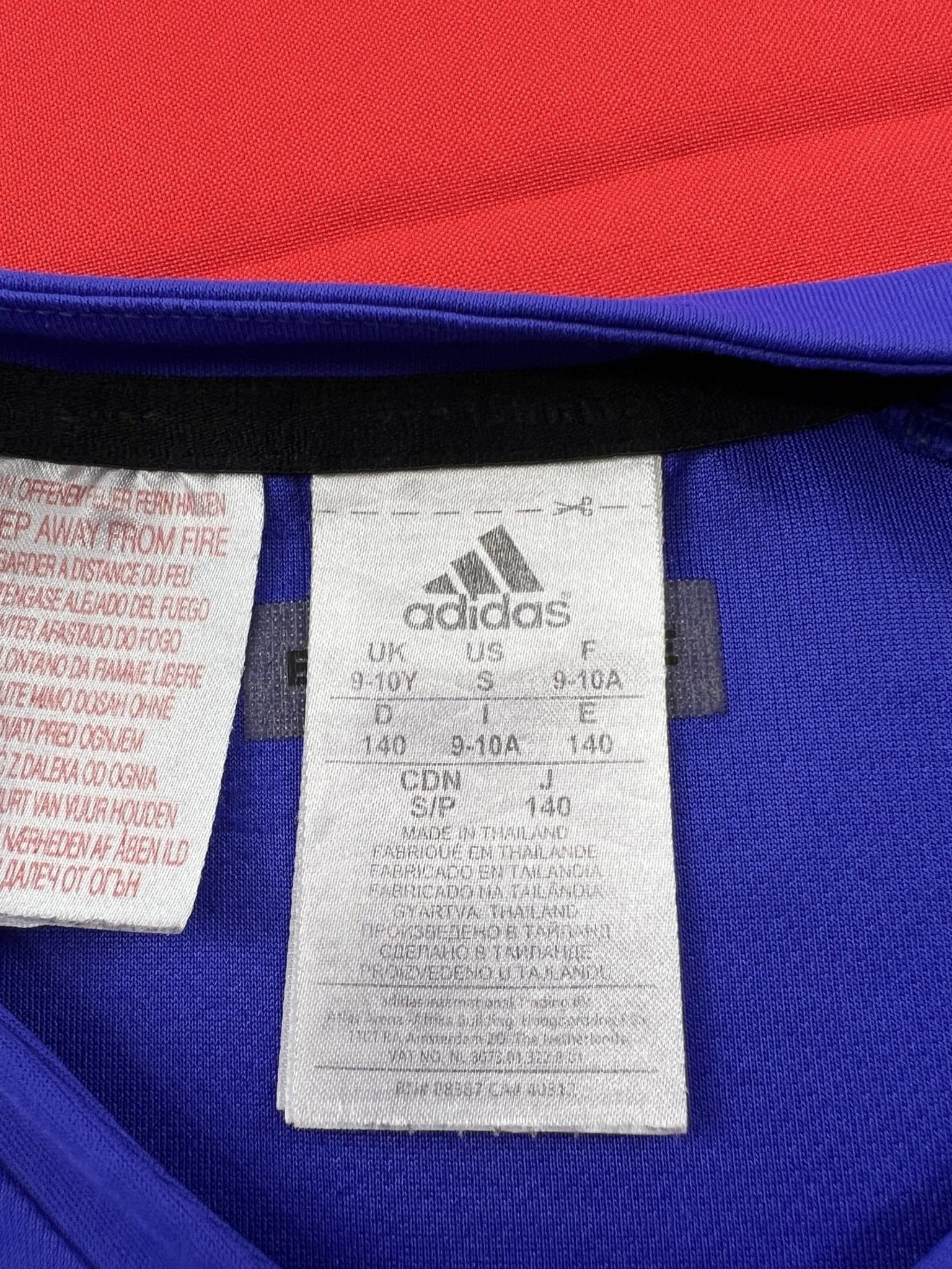 adidas Purple Football Shirt Kid’s size 9 - 10 yrs - kitround kitround product