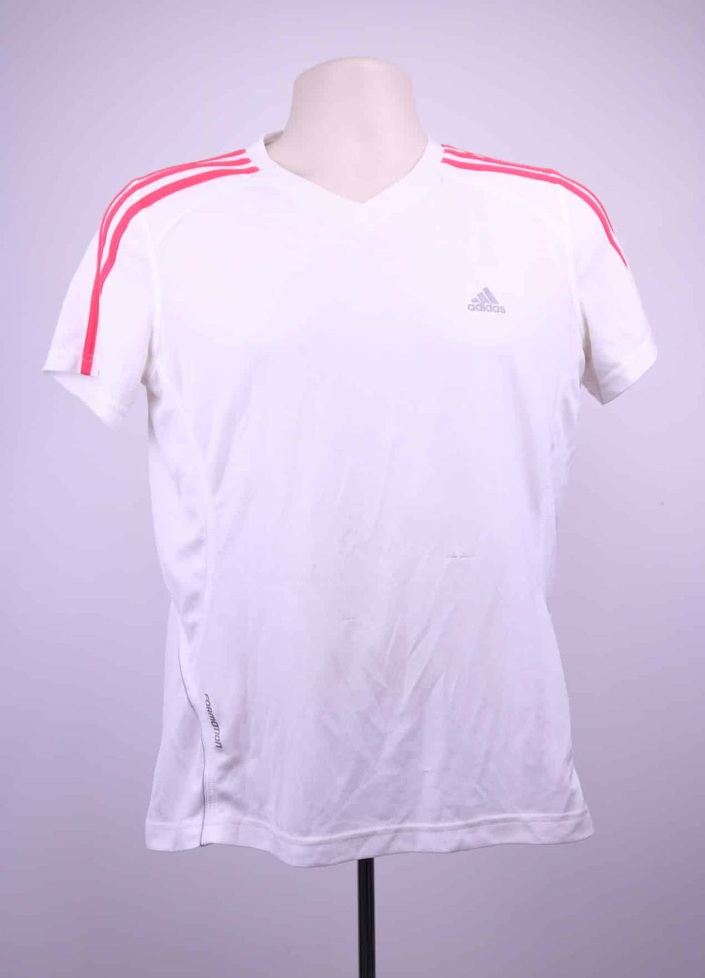 adidas V Neck Short Sleeved T Shirt/Sports Top - kitround kitround product