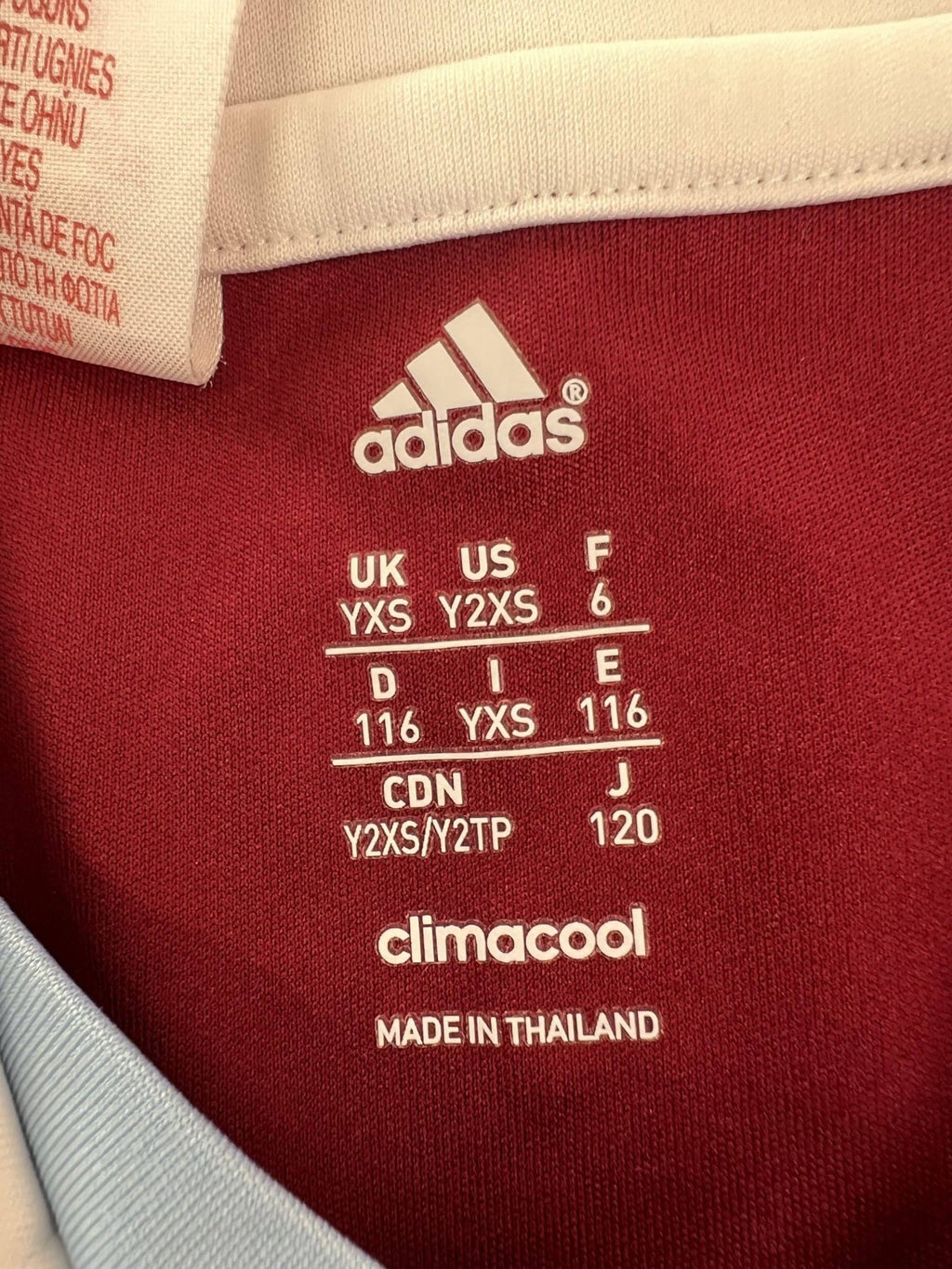 adidas West Ham United Football Shirt Size XS - kitround kitround product