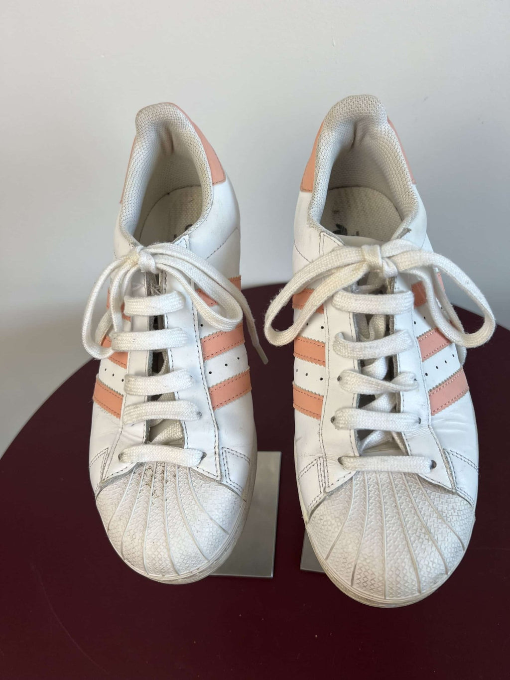 adidas White and Pink Trainers - kitround kitround product