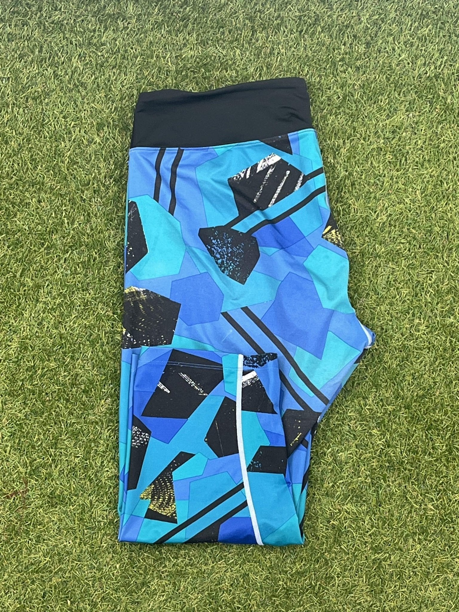 Asics Womens Geometric Running Leggings - kitround kitround product