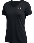 Enhanced Women's Under Armour V Neck Short Sleeved T-Shirt - kitround kitround product