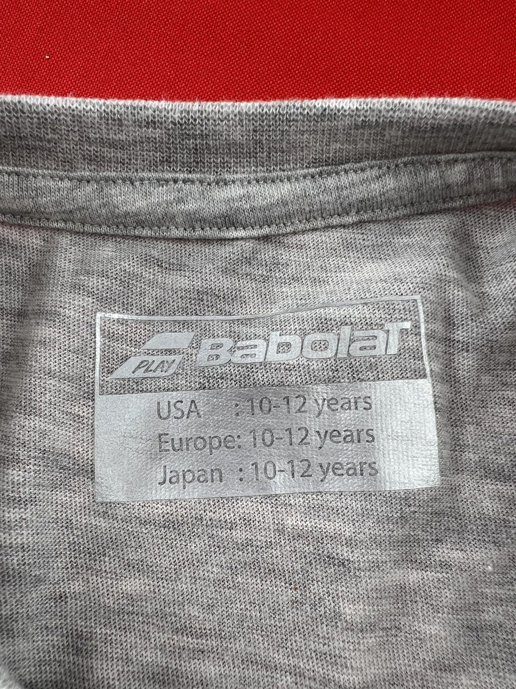Babolat Grey T-Shirt Kids Age 10 - 12 - kitround kitround product