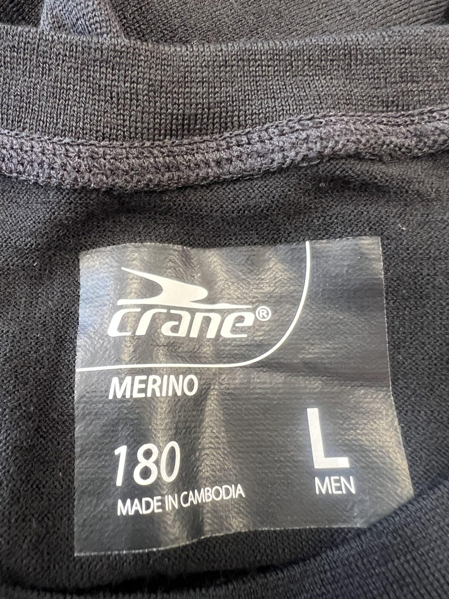 Black Merino Long Sleeve Training Top - kitround kitround product