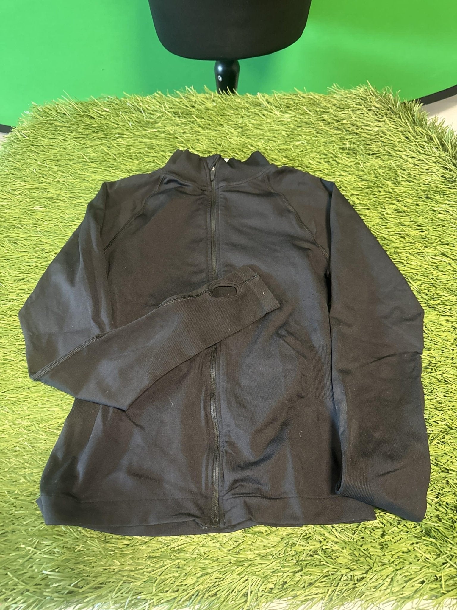 Black Zip - Up Sports Jacket - kitround kitround product