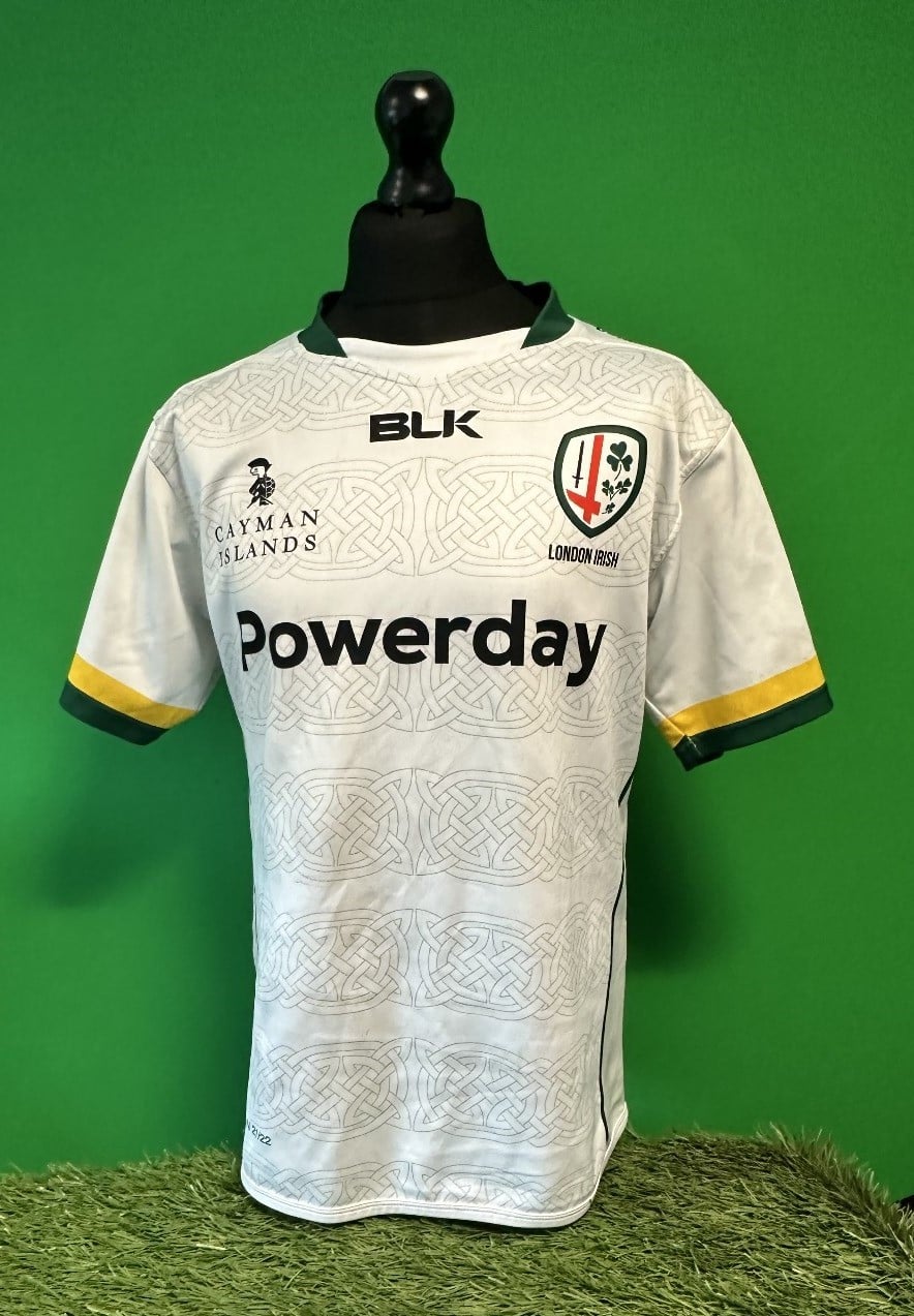 BLK 21/22 season London Irish Away Shirts XXXL - kitround London Irish Foundation product