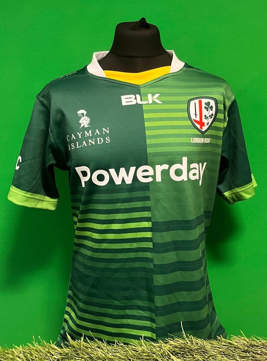 BLK 21/22 season London Irish Home Shirts XXXL - kitround London Irish Foundation product