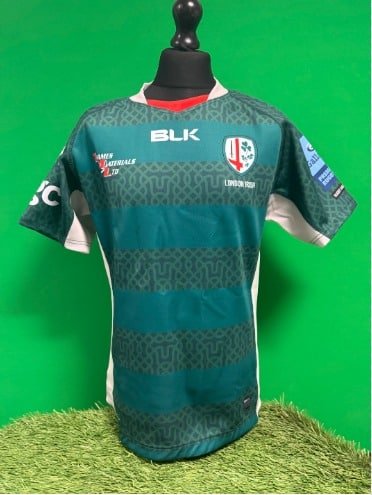 BLK 22/23 season London Irish Home Shirts S - kitround London Irish Foundation product