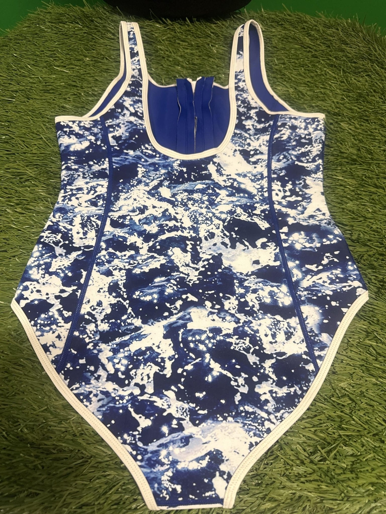 Blue - White Swimsuit - kitround kitround product