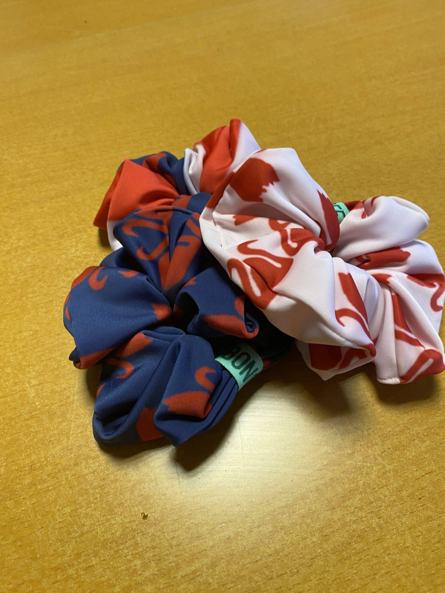 Boncee Multicoloured Hair Scrunchies - Red, White &amp; Blue - kitround Staines Rugby Club product