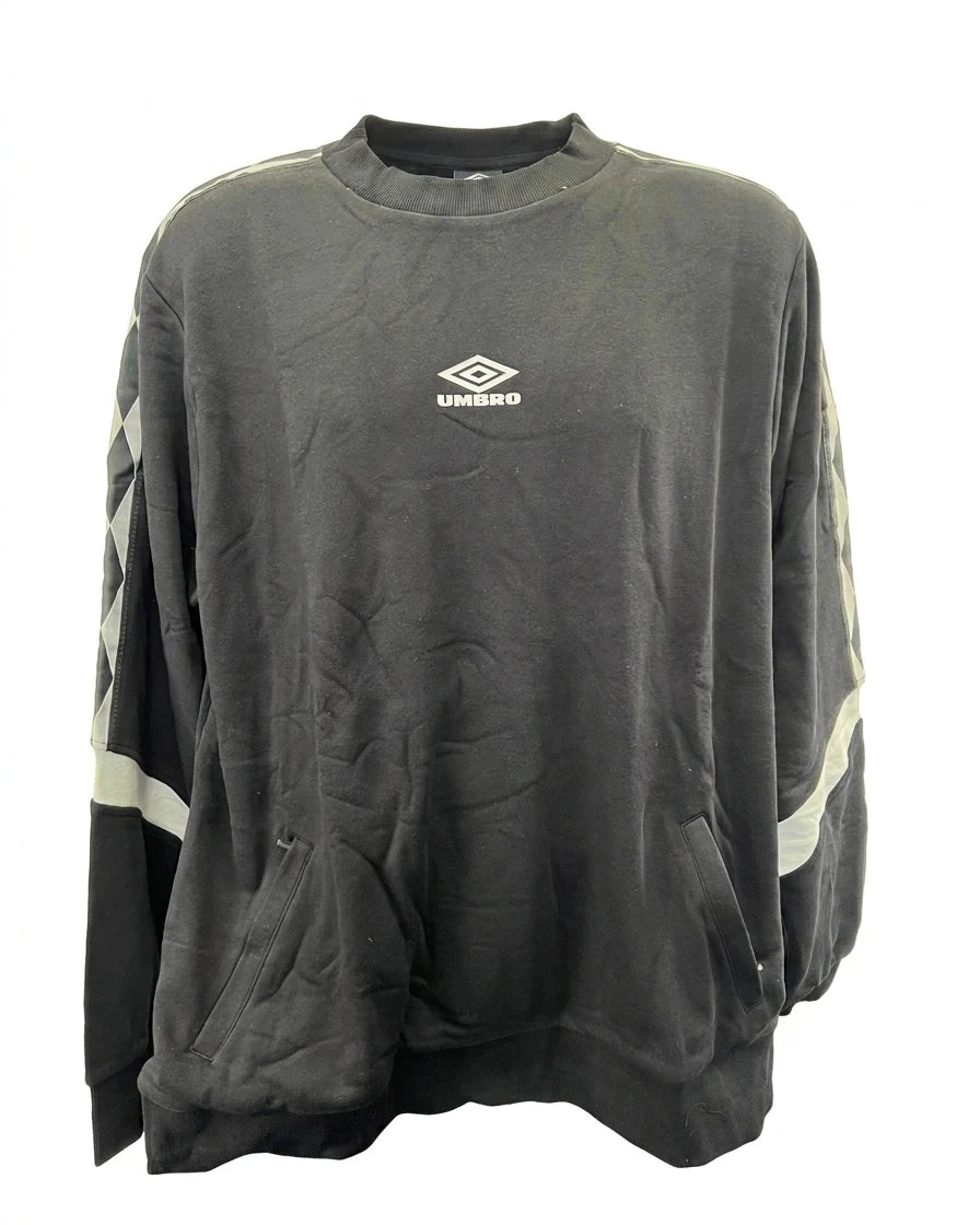 Umbro Diamond Taped Sweatshirt Black XXXL