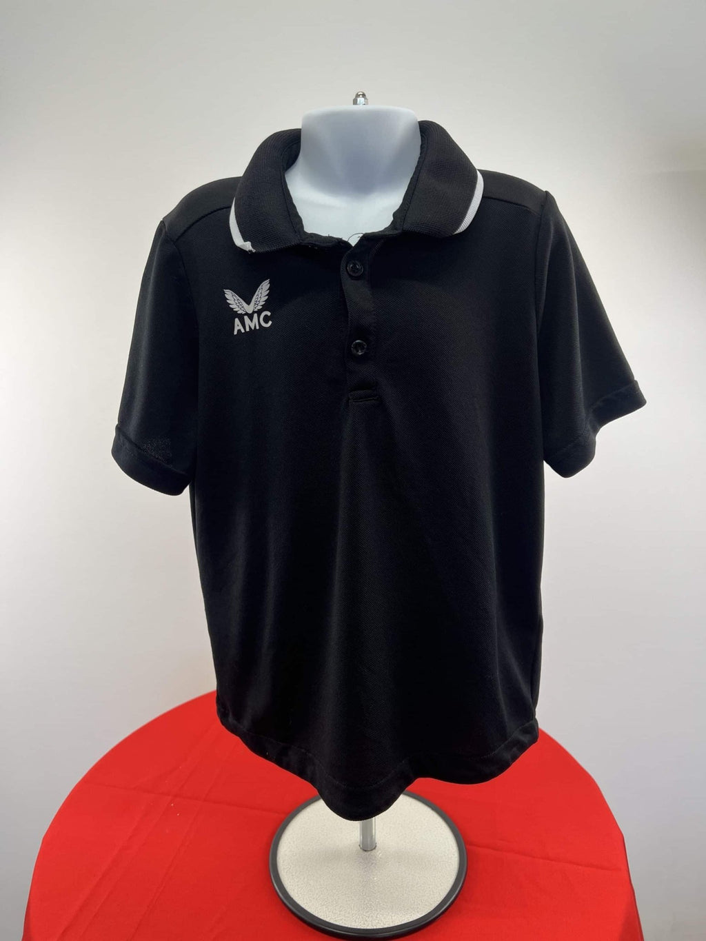 Castore Black Polo Shirt Ages 7 - 8 - kitround kitround product