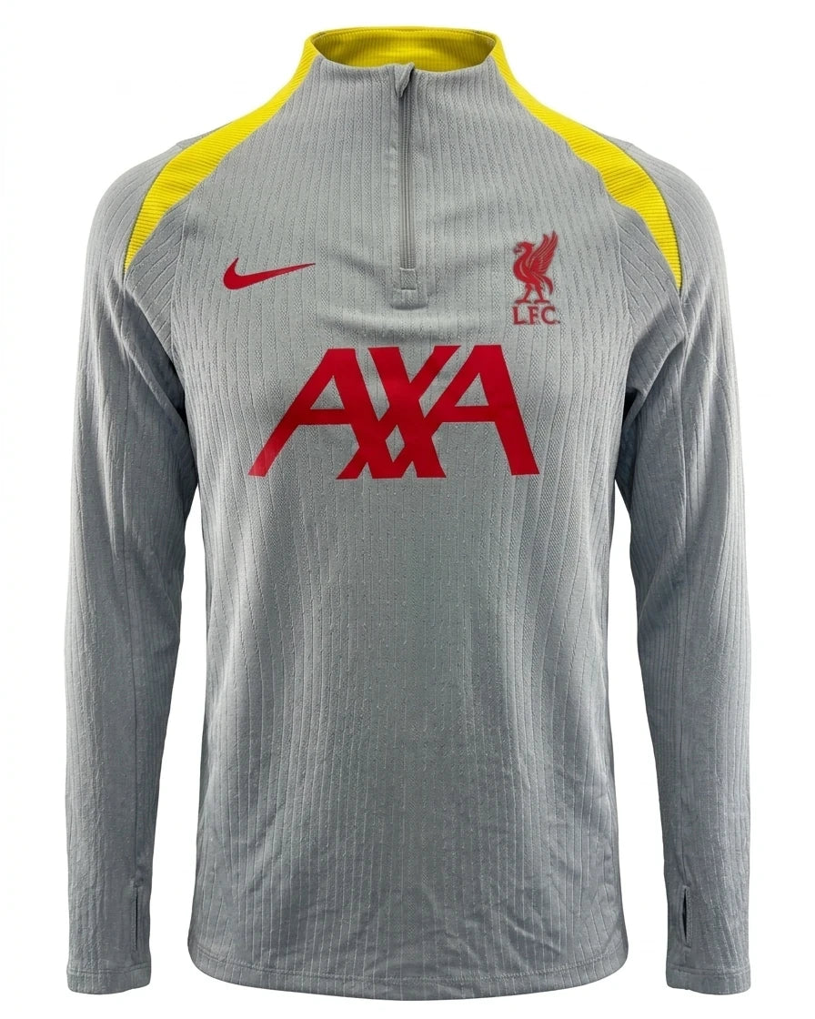 Liverpool FC Long Sleeve Training Top with Zip Neck